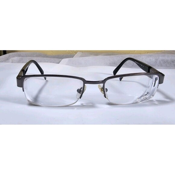 Safilo Unisex Eyeglasses Elasta 7173 OX93 52-18 140 Black/gun Metal FRAMES ONLY - Picture 1 of 15